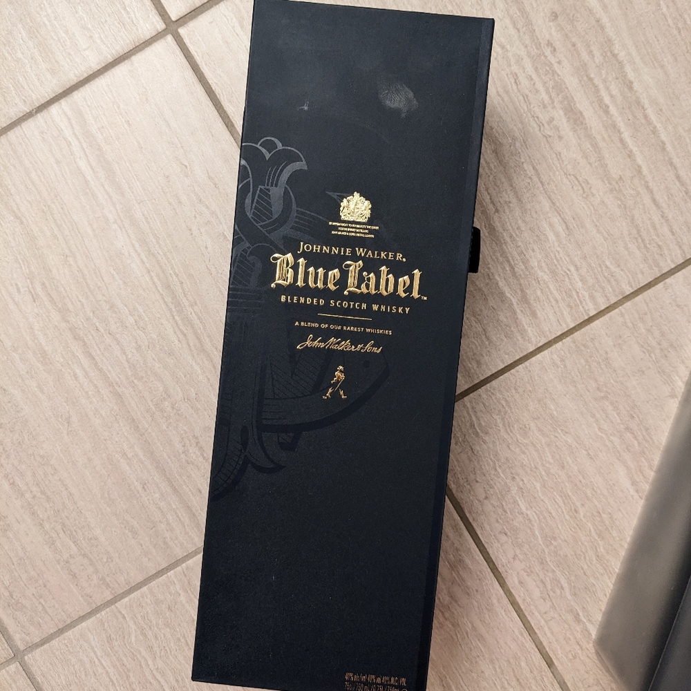 Johnnie Walker blue label box only